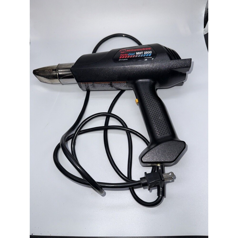 Milwaukee TurboCool MHT 2500 Heat Gun 120V 1200W Working With Nozzle